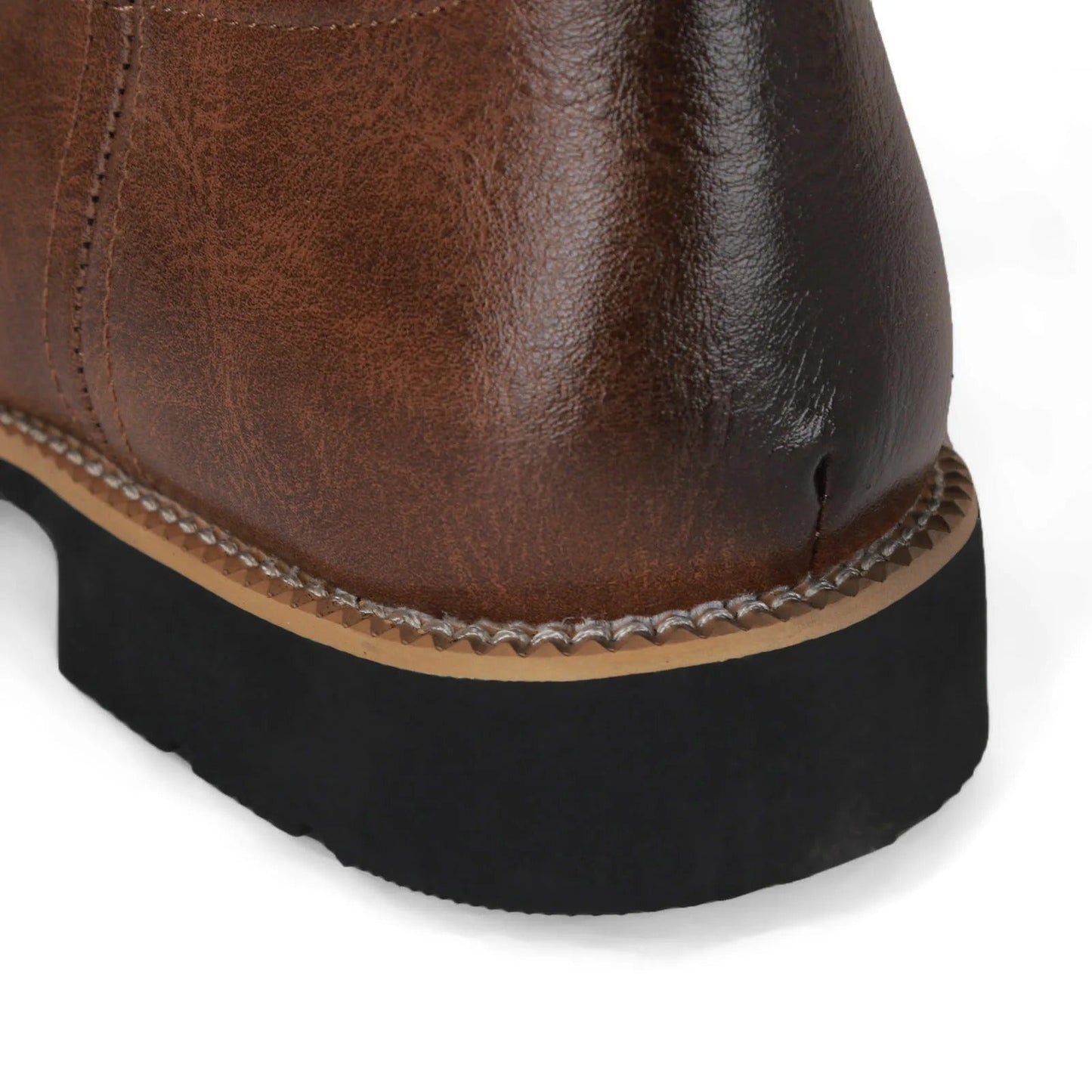 Men's Western Cowboy Boots – Classic Mid-Calf Slip-On for Ranch and Everyday Wear
