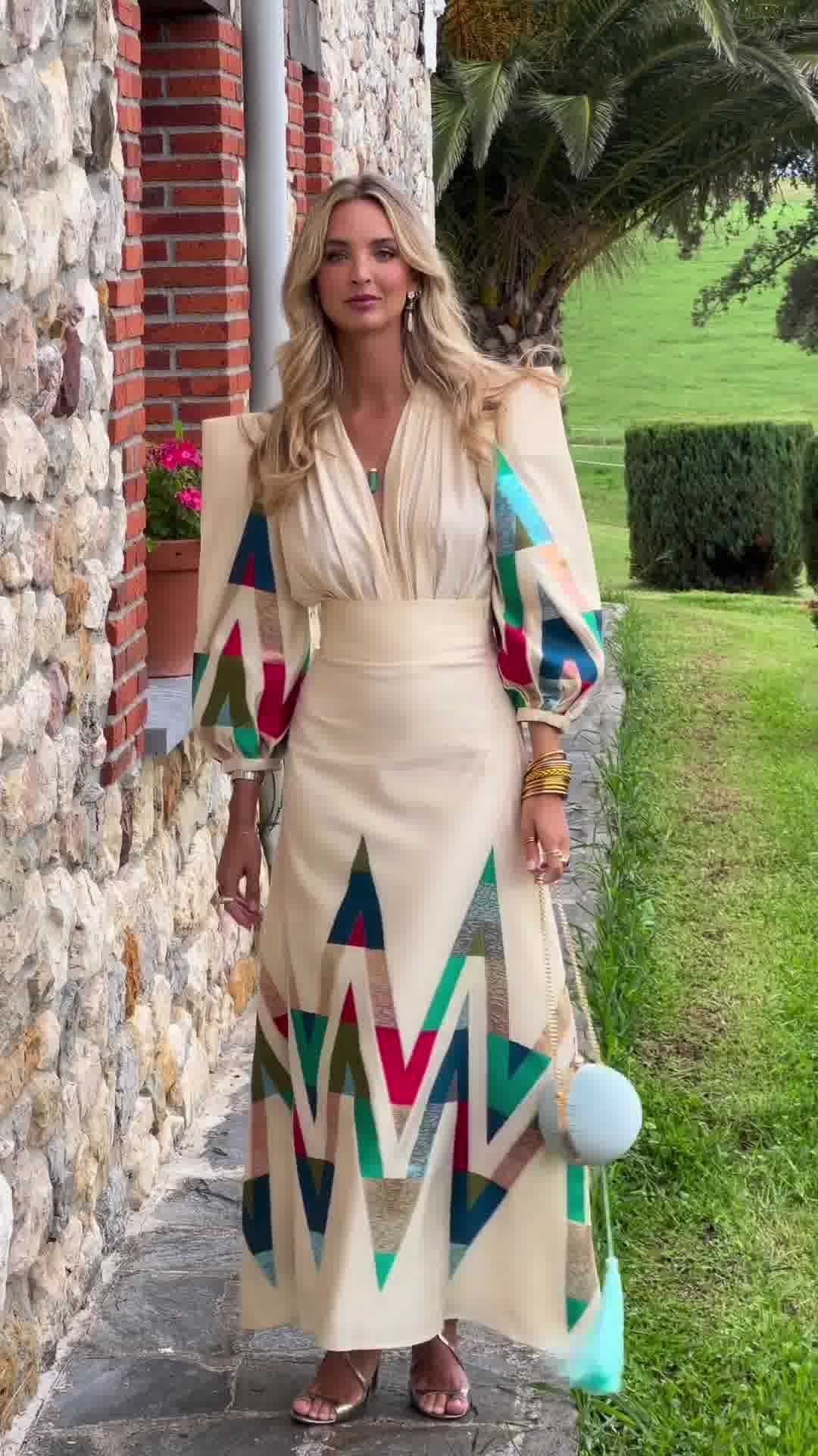 Robyn – Elegant Combination Style Suit Dress