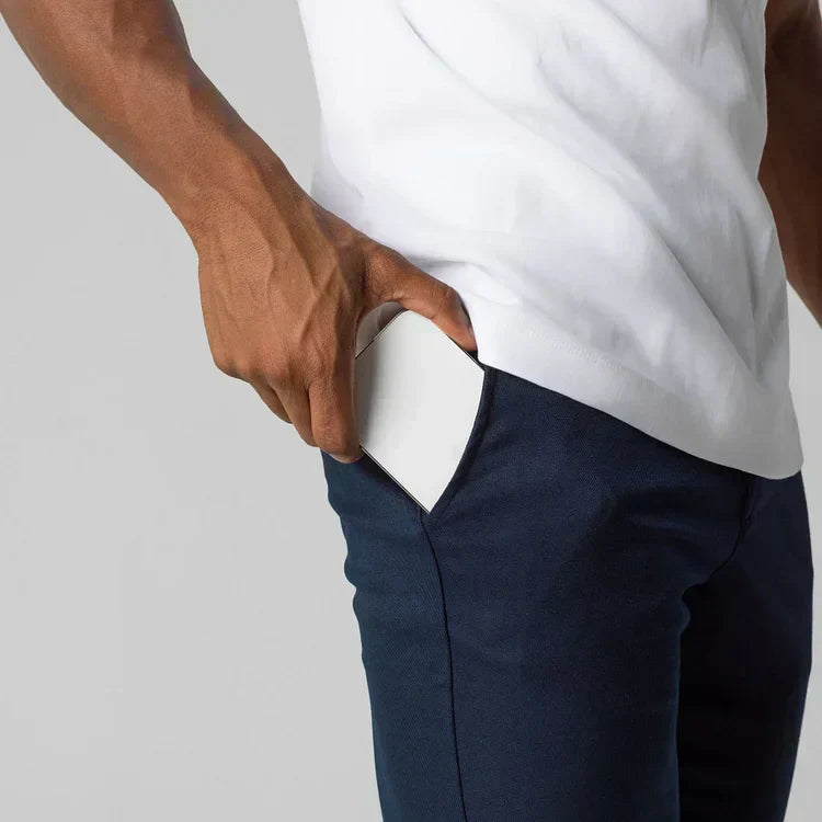 Men's Slim Fit Chino Pants – Versatile Modern Style for Work and Casual Wear