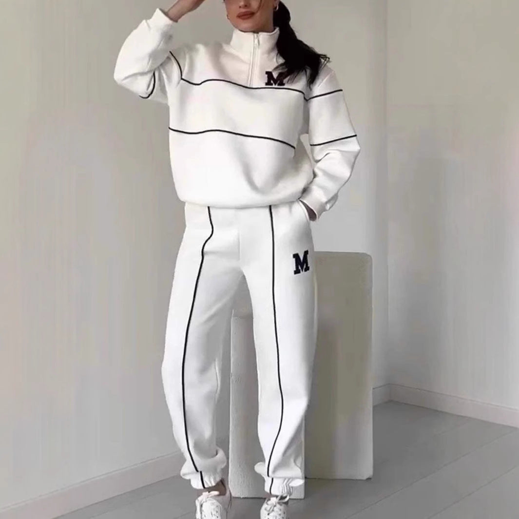 Sophia – Women's 2 Piece Lounge Hoodie Pullover Sweatsuit Set