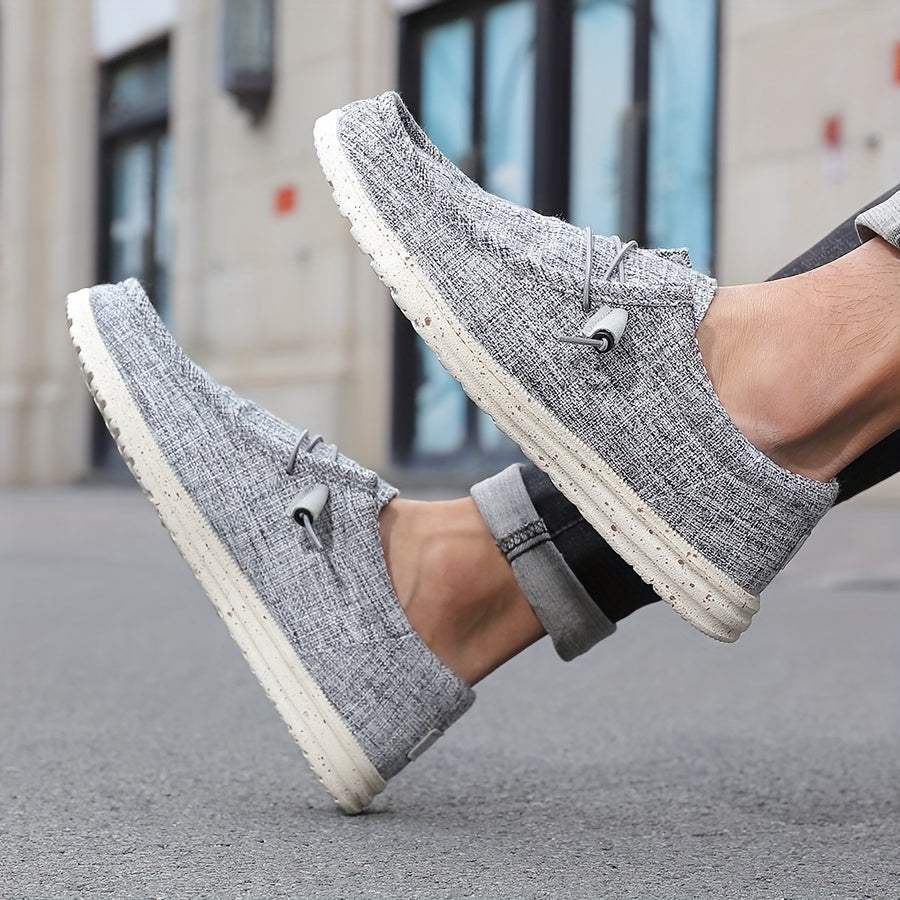 Men's Casual Slip-On Canvas Loafers – Everyday Comfort and Timeless Style