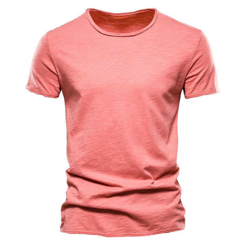 Steven – Men's Slim Cotton T-Shirt