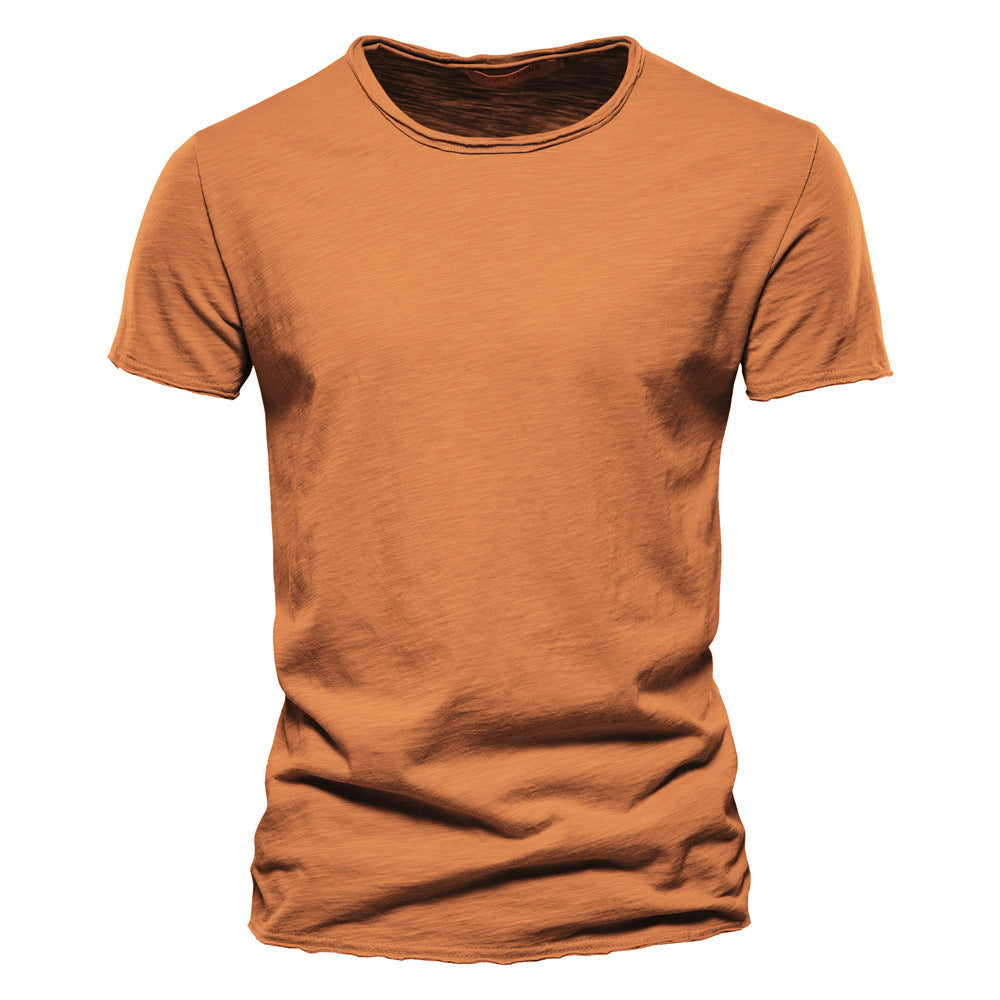 Steven – Men's Slim Cotton T-Shirt