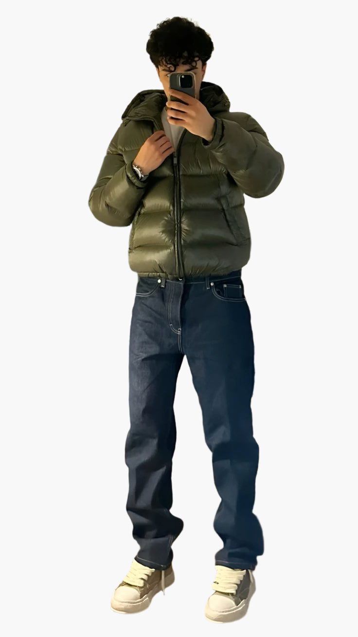 Men's Urban Winter Puffer Jacket – Street Style Down Insulation