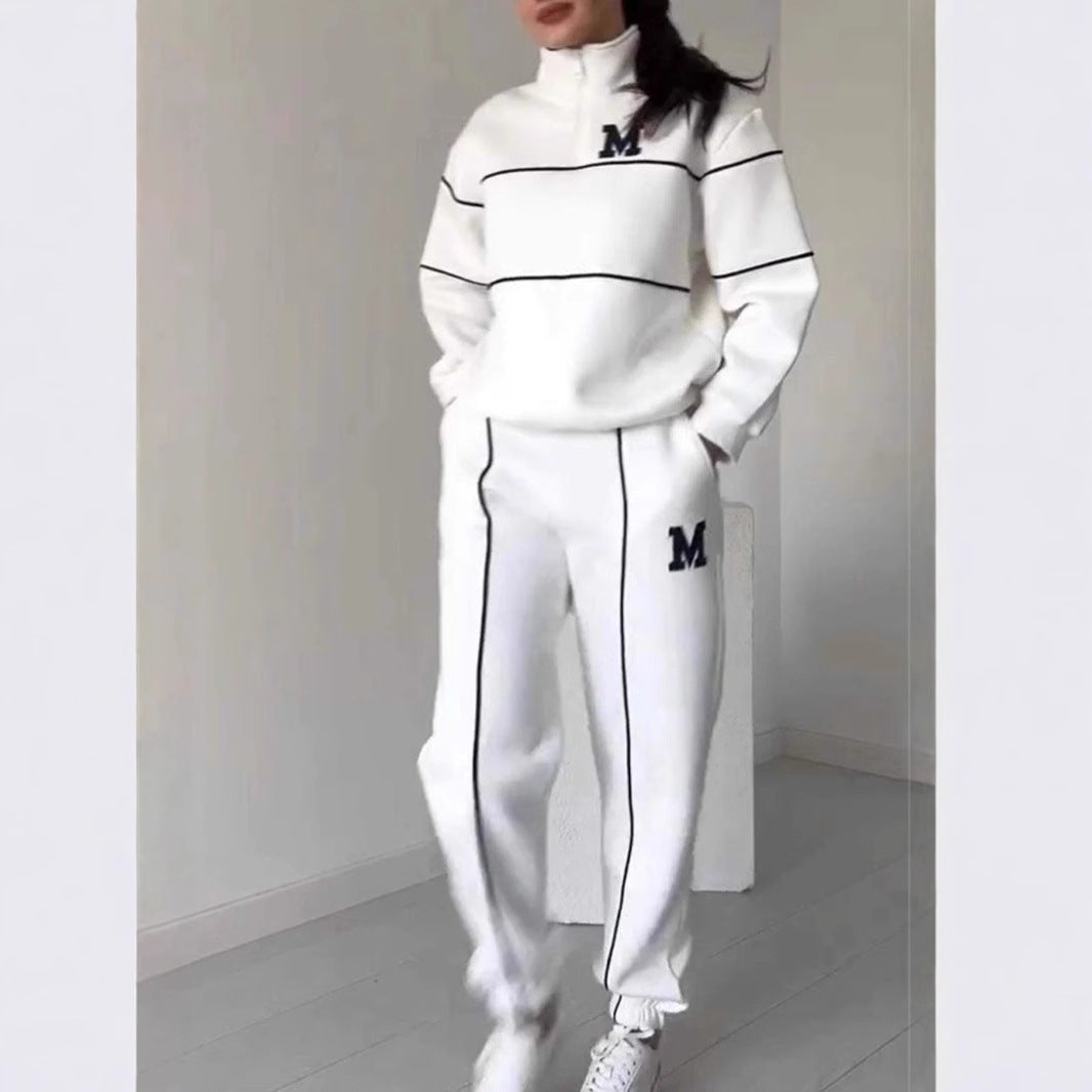 Sophia – Women's 2 Piece Lounge Hoodie Pullover Sweatsuit Set