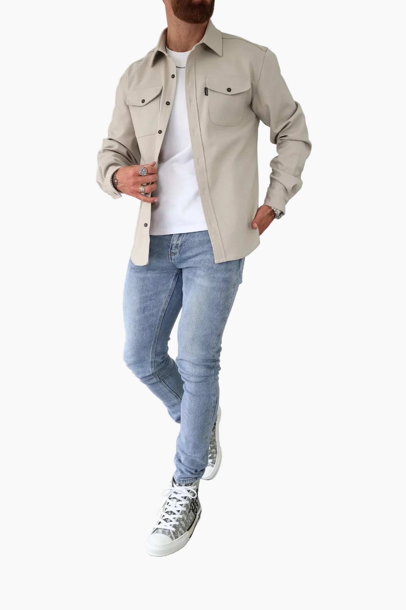 Men's Modern Shirt Jacket for Casual and Everyday Style