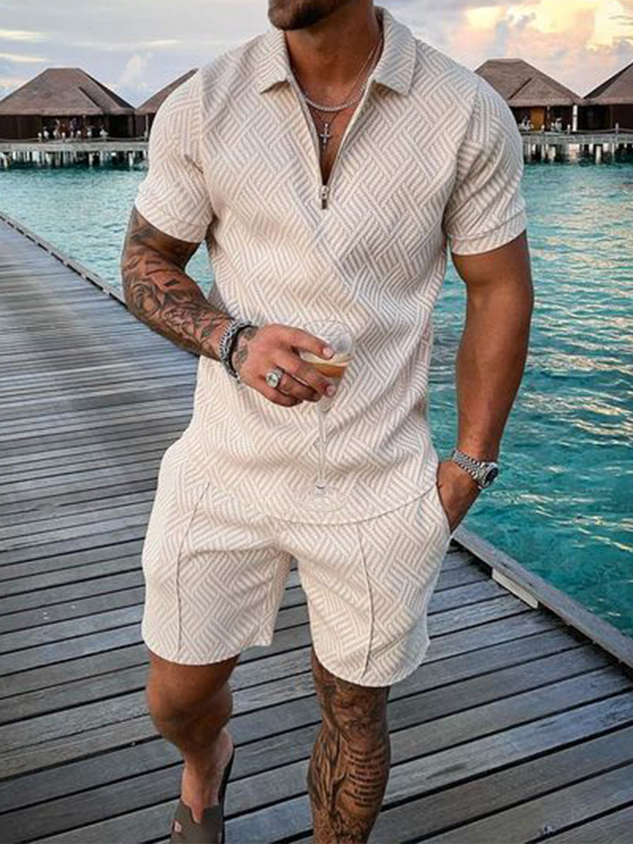 Laurence – Casual Men's Summer Short Sleeve Suit