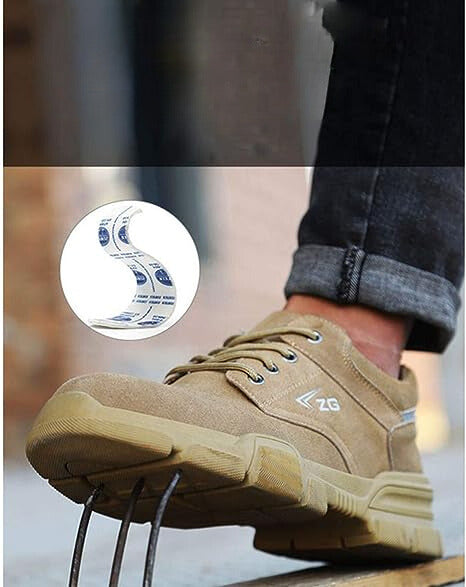 Men's Orthopedic Safety Sneakers – Ergonomic, Slip-Resistant Work Shoes for Construction, Warehouse & Hospitality