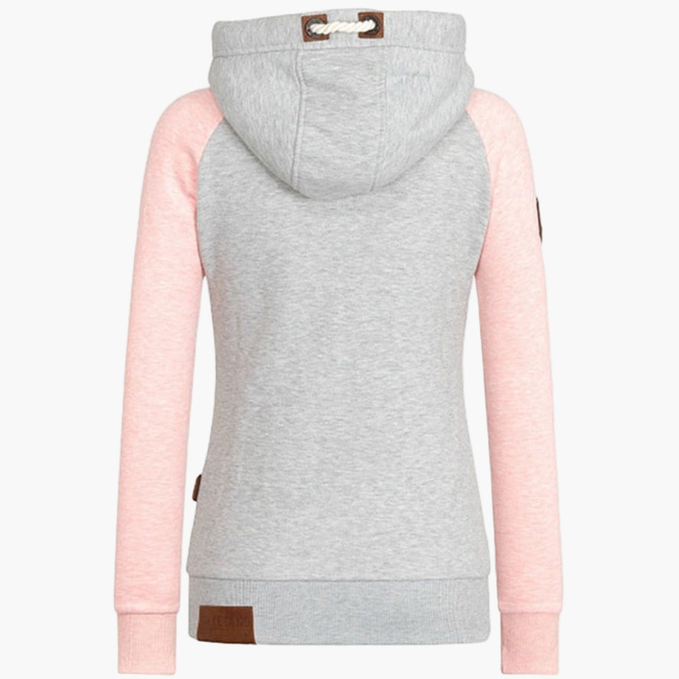 Women's Casual Slim Fit Zip-Up Hoodie – Everyday Cozy Style