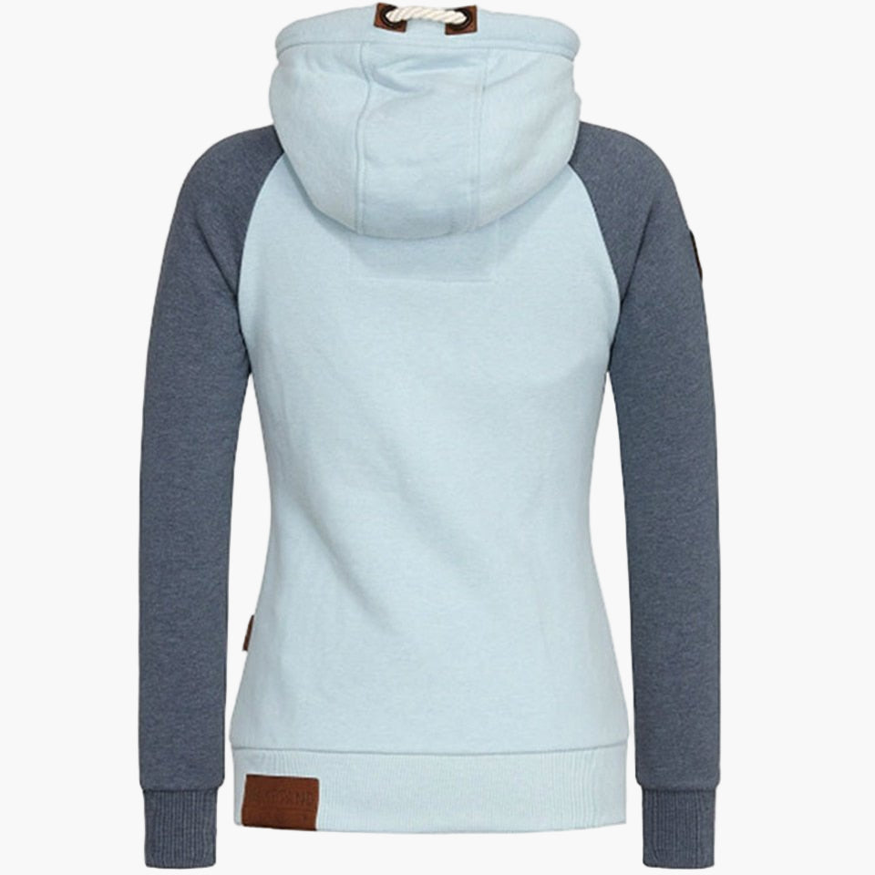 Women's Casual Slim Fit Zip-Up Hoodie – Everyday Cozy Style