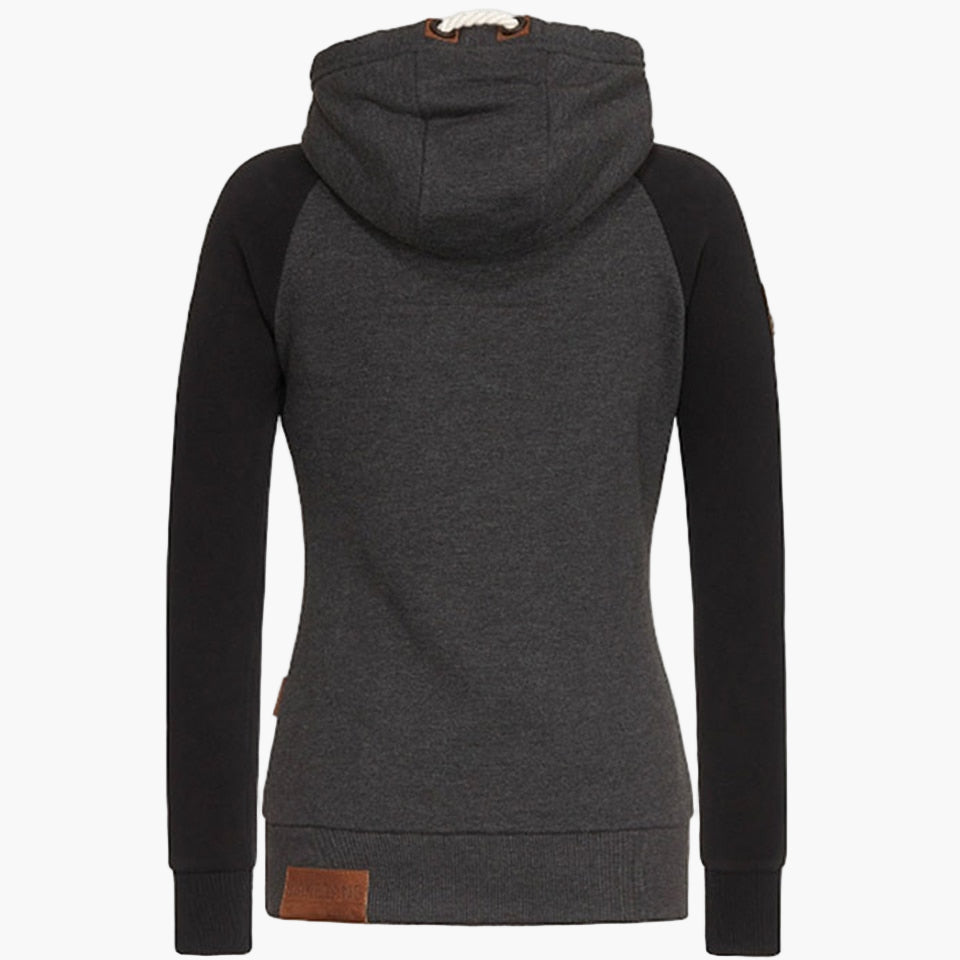 Women's Casual Slim Fit Zip-Up Hoodie – Everyday Cozy Style