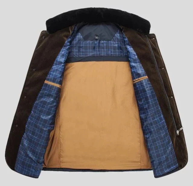 Men's Tailored Liddesdale Quilted Jacket with Removable Faux Fur Collar - Fashionable Outdoor Essential