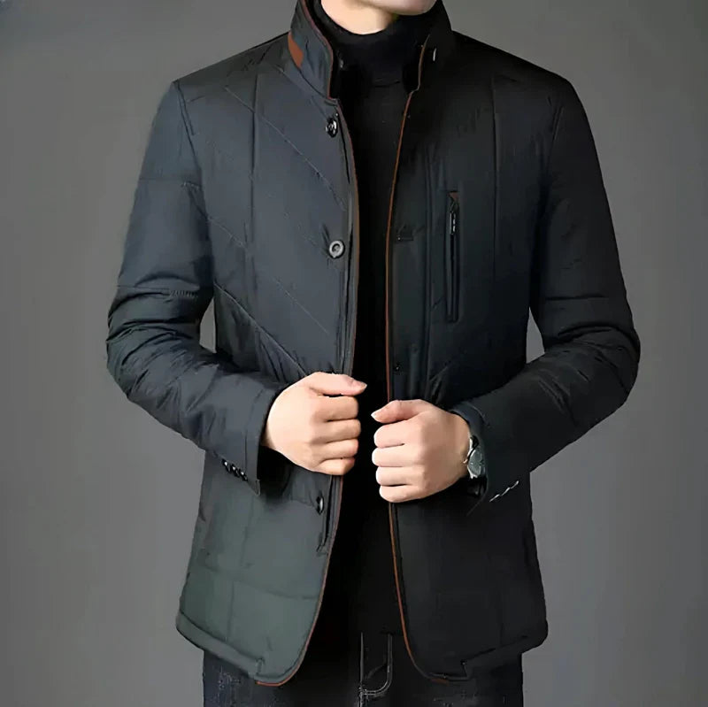 Men's Tailored Liddesdale Quilted Jacket with Removable Faux Fur Collar - Fashionable Outdoor Essential