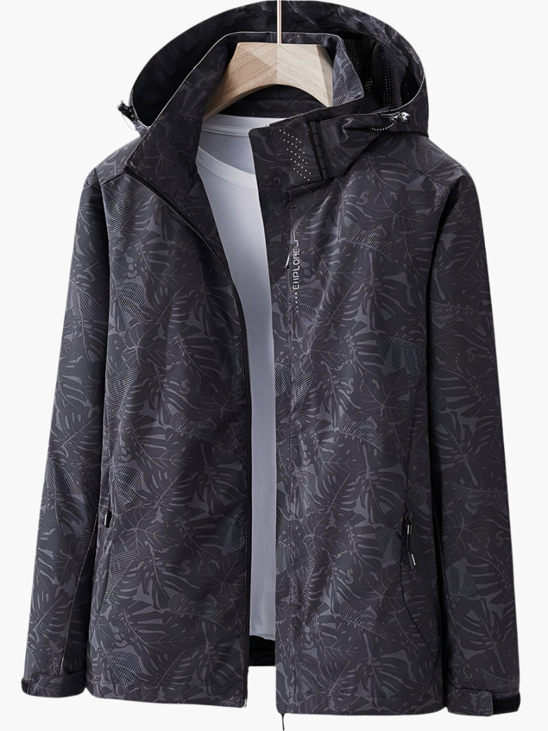 Women's Outdoor Waterproof Windbreaker Jacket – Lightweight Hooded Rain & Wind Protection