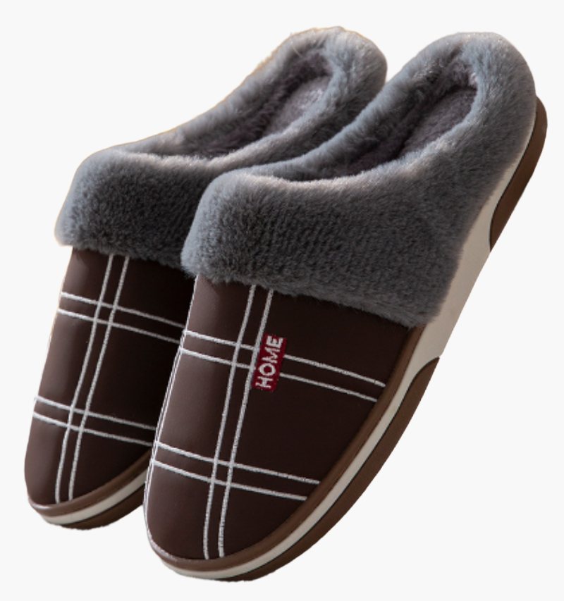 Men's Cozy Slip-On House Slippers with Anti-Slip Sole – Gentlemen's Feet Style