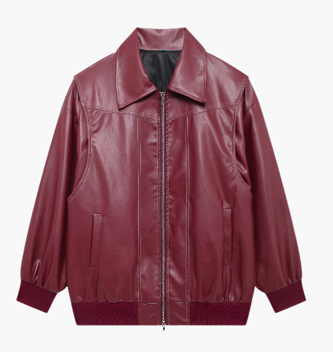 Women's Oversized Bomber Jacket – Trendy Streetwear Casual Zip-Up Comfort Fit