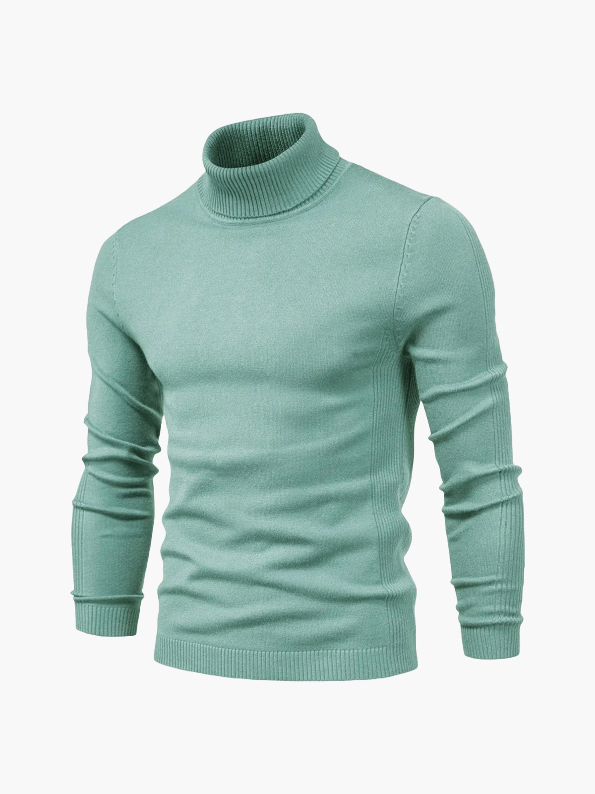 Men's Classic Turtleneck Knit Pullover Sweater for Everyday and Formal Wear