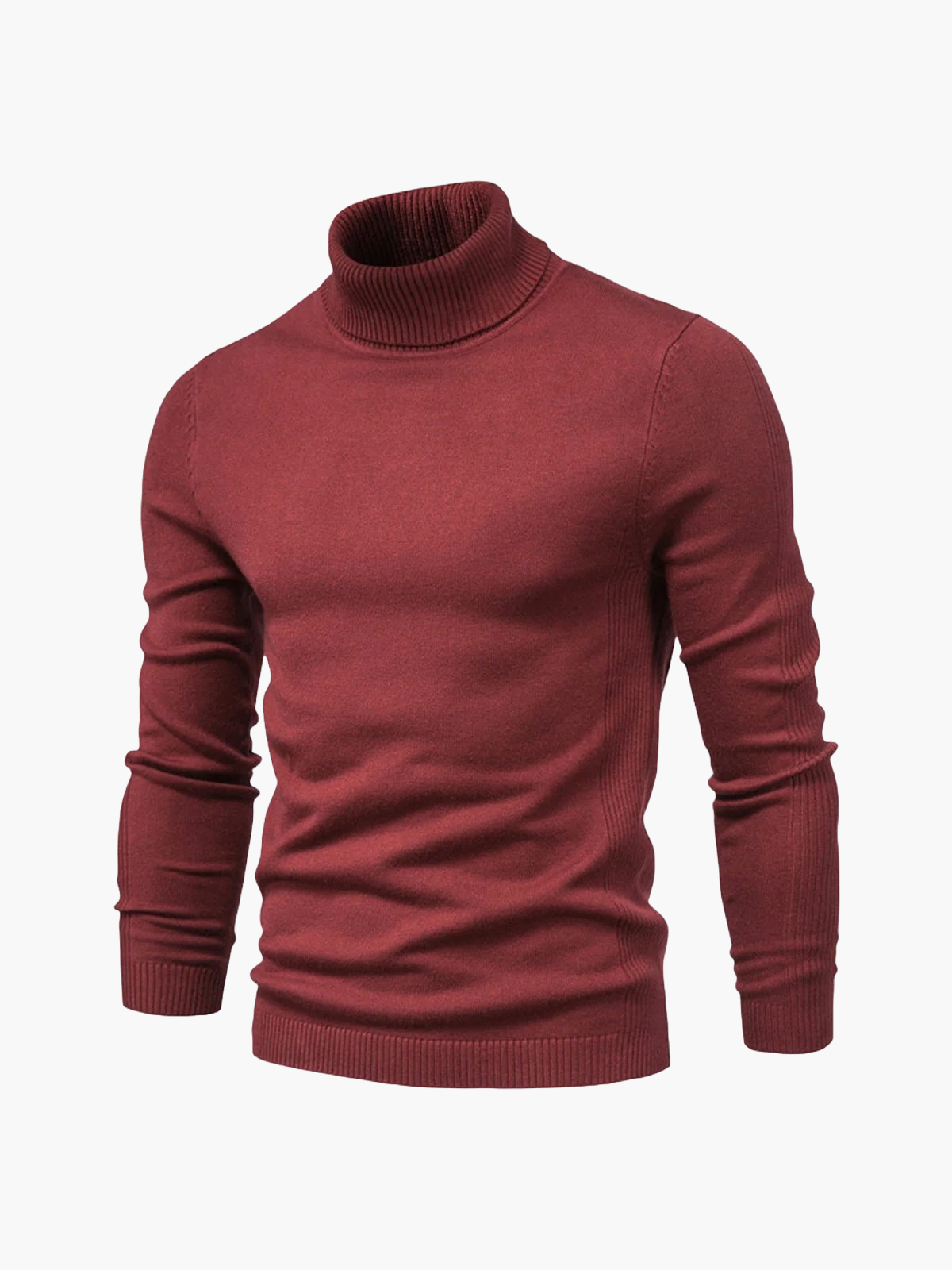 Men's Classic Turtleneck Knit Pullover Sweater for Everyday and Formal Wear