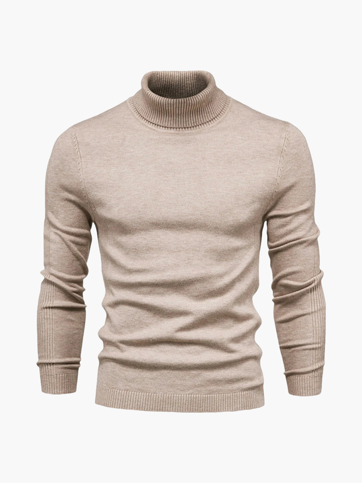 Men's Classic Turtleneck Knit Pullover Sweater for Everyday and Formal Wear