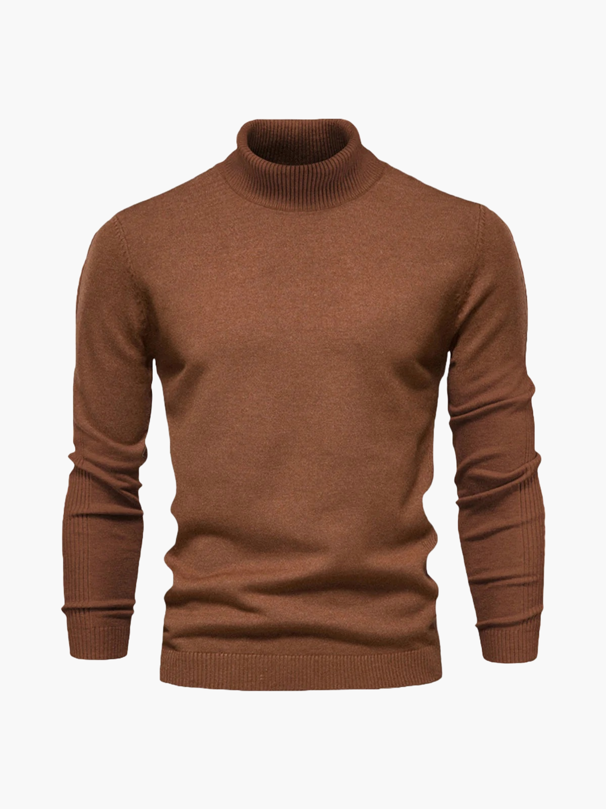 Men's Classic Turtleneck Knit Pullover Sweater for Everyday and Formal Wear