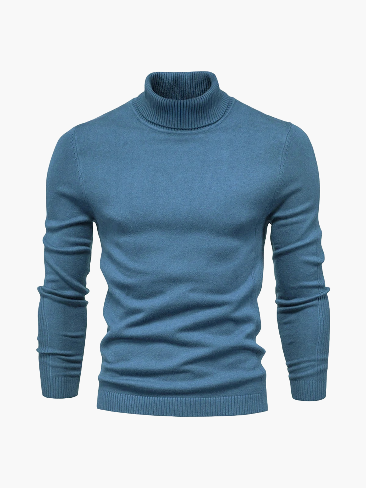 Men's Classic Turtleneck Knit Pullover Sweater for Everyday and Formal Wear