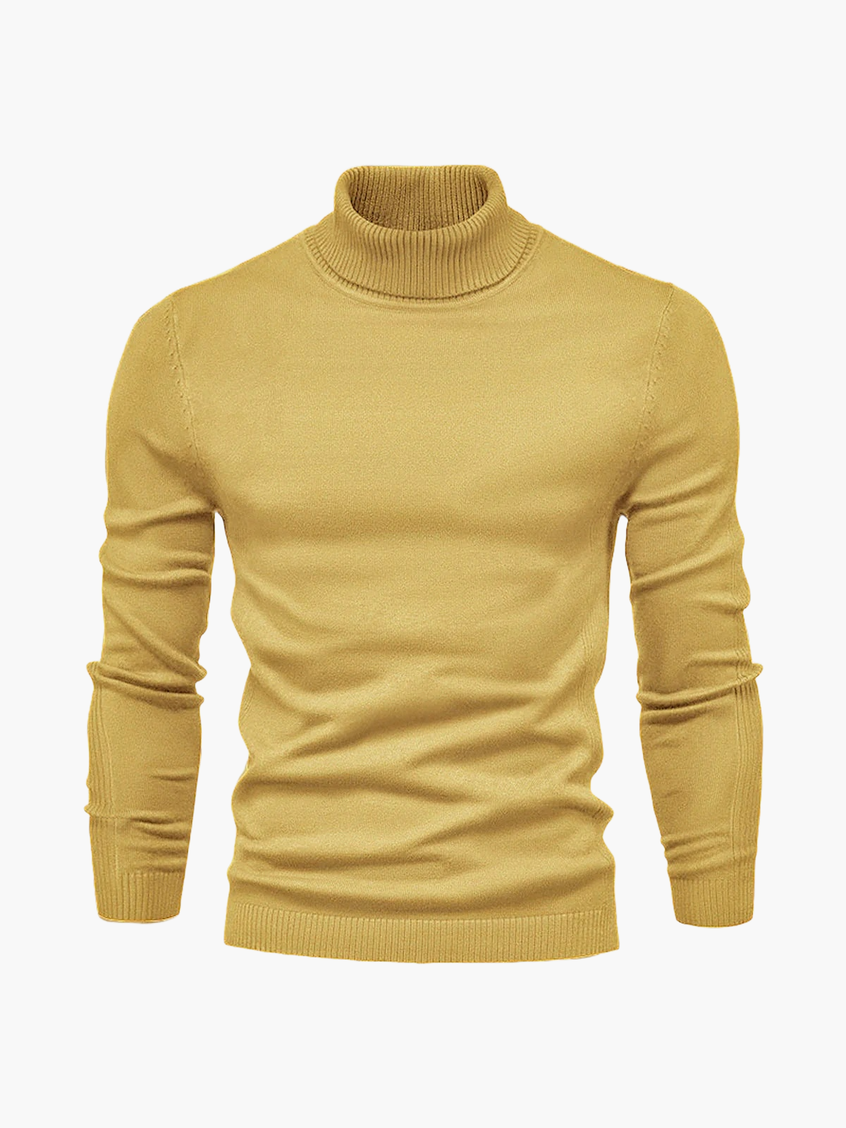 Men's Classic Turtleneck Knit Pullover Sweater for Everyday and Formal Wear