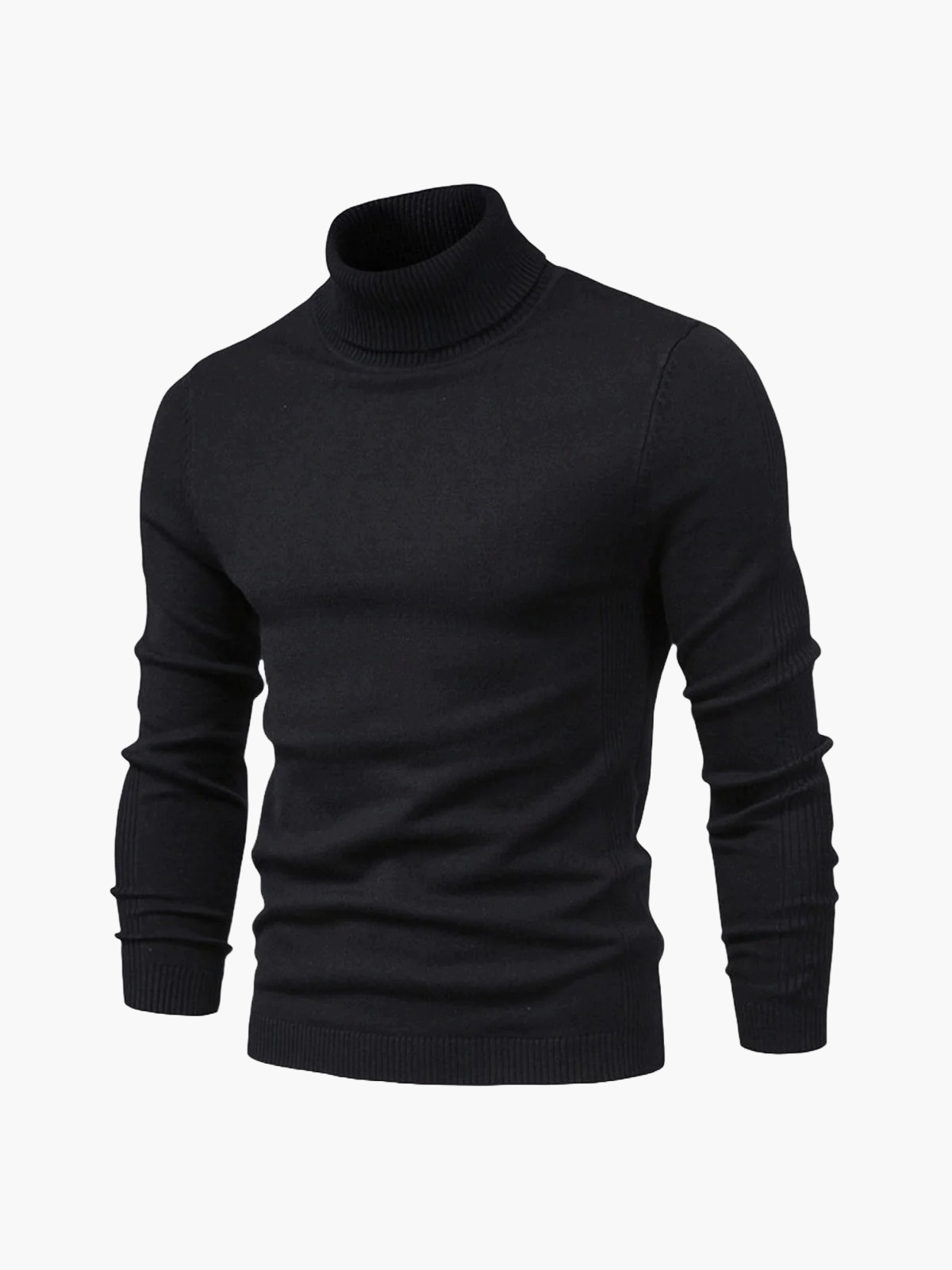 Men's Classic Turtleneck Knit Pullover Sweater for Everyday and Formal Wear