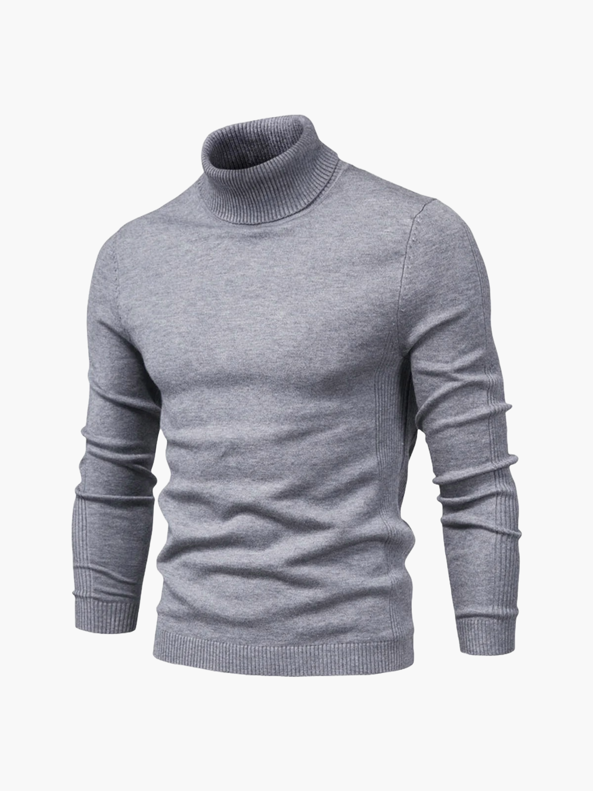 Men's Classic Turtleneck Knit Pullover Sweater for Everyday and Formal Wear