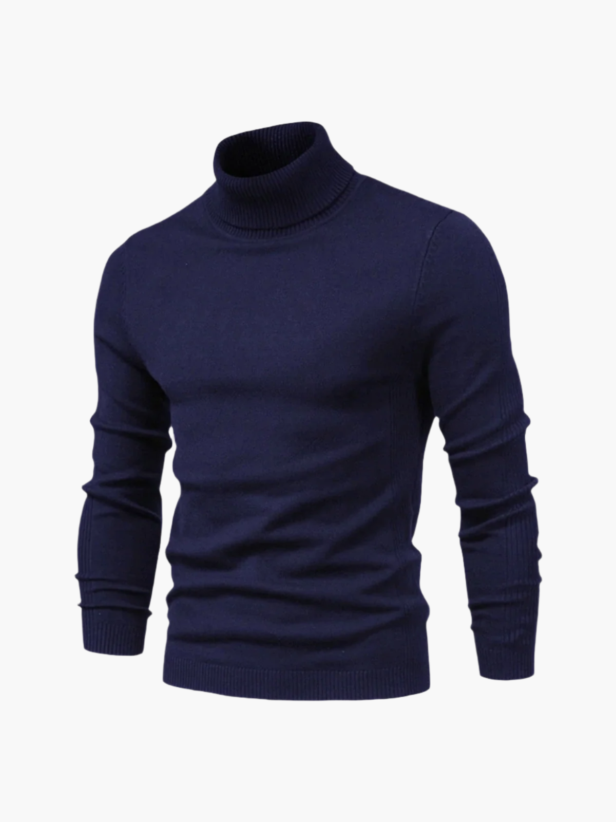 Men's Classic Turtleneck Knit Pullover Sweater for Everyday and Formal Wear