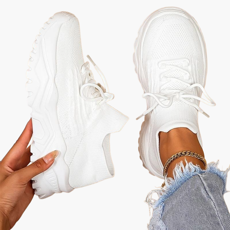 Women's Orthopedic Chunky Sole Sneakers for All-Day Comfort and Pain Relief