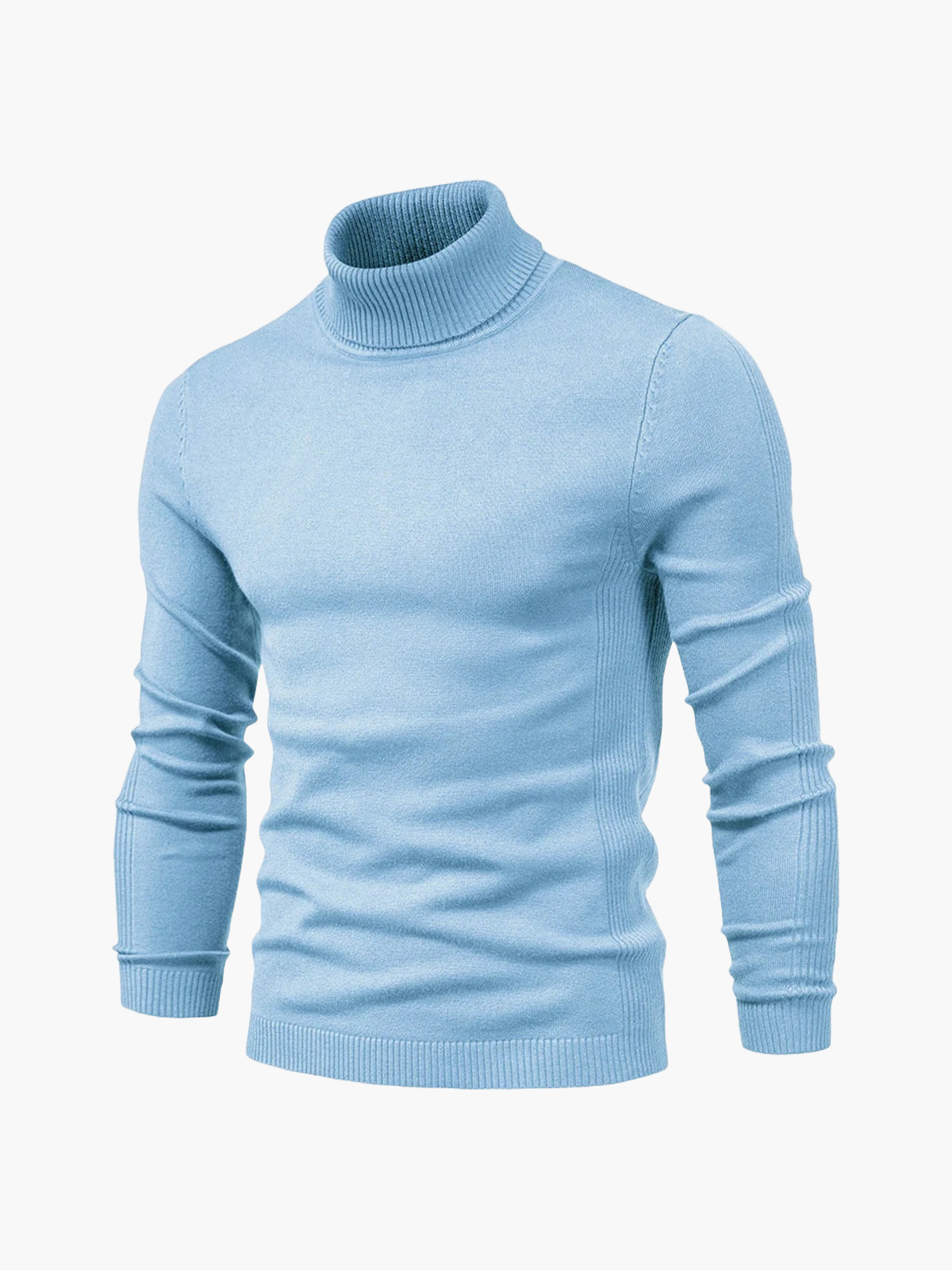 Men's Classic Turtleneck Knit Pullover Sweater for Everyday and Formal Wear