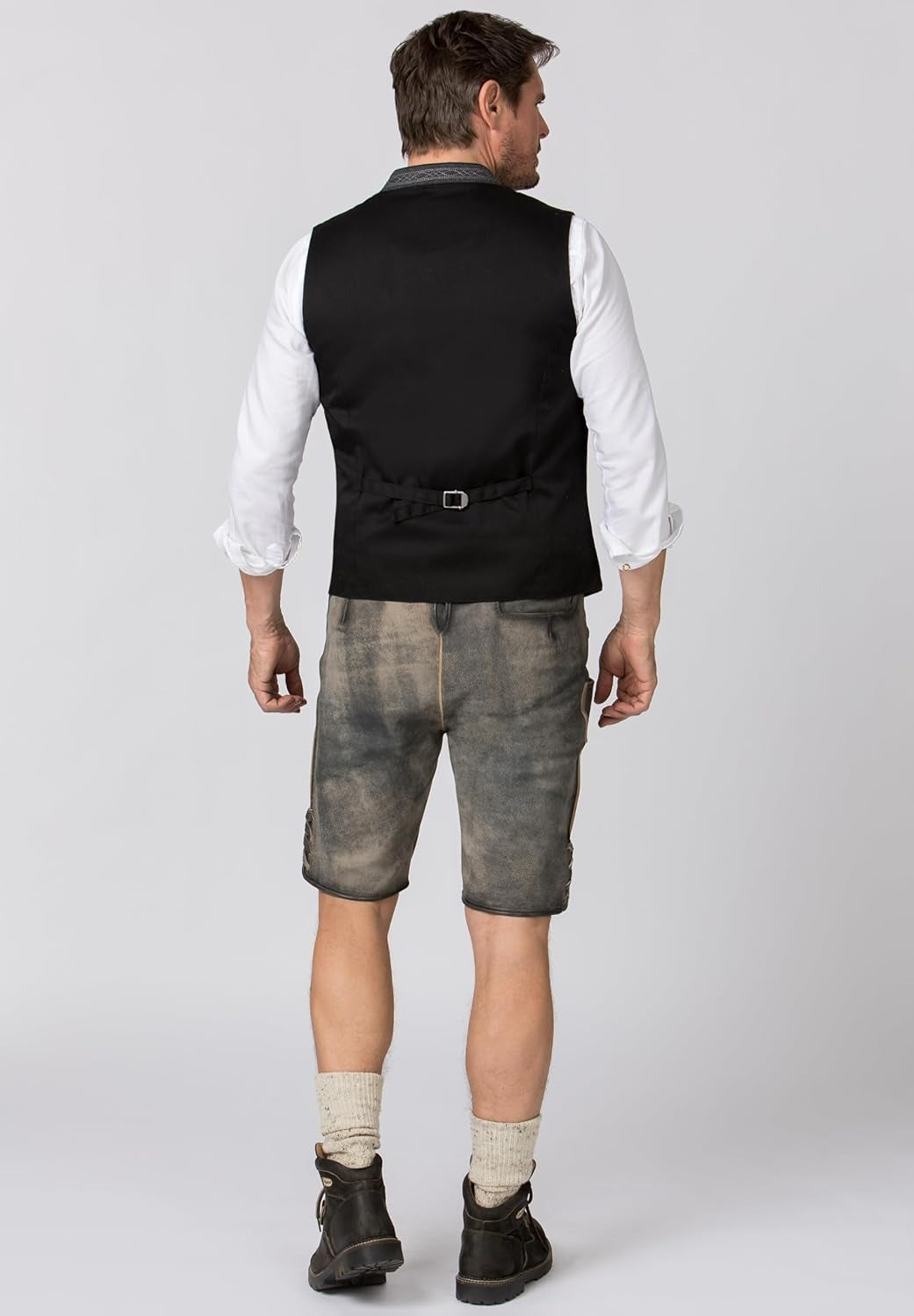 Men's Traditional Bavarian Vest – Classic Oktoberfest Style, Elegant Trachten Waistcoat