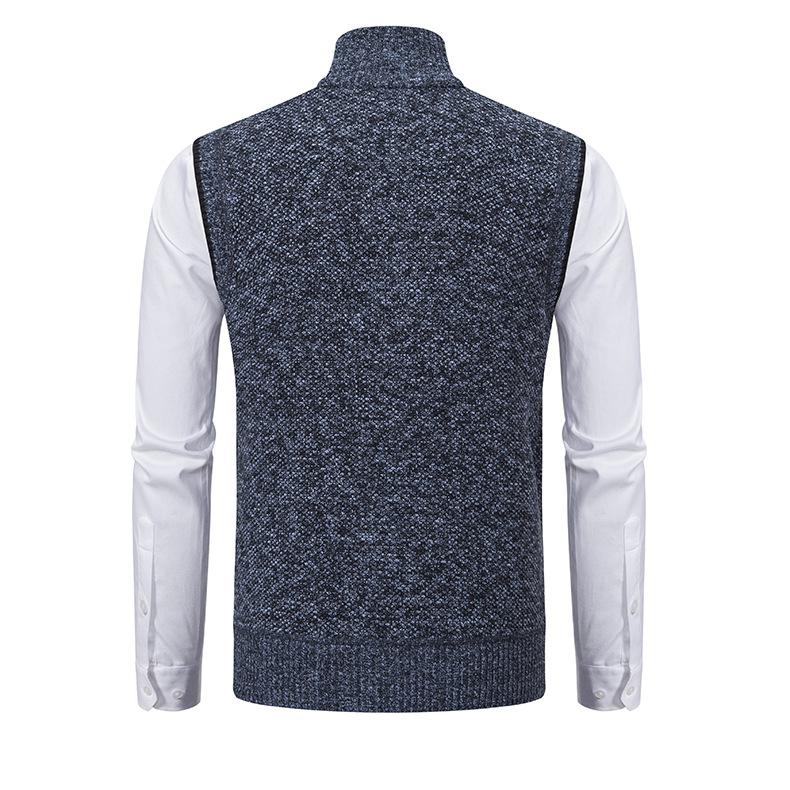 Men's Classic Business Casual Zipper Vest – Versatile Layer for Office and Everyday Style
