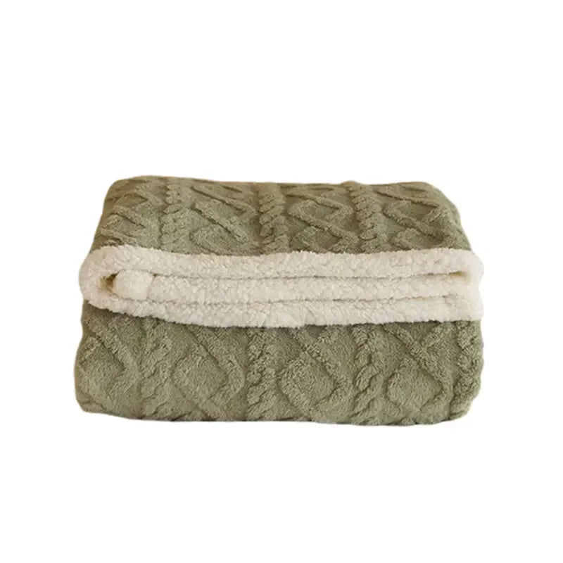 Luxury Ultra-Plush Winter Fleece Blanket – Cozy All-Season Bed Throw for Home & Bedroom