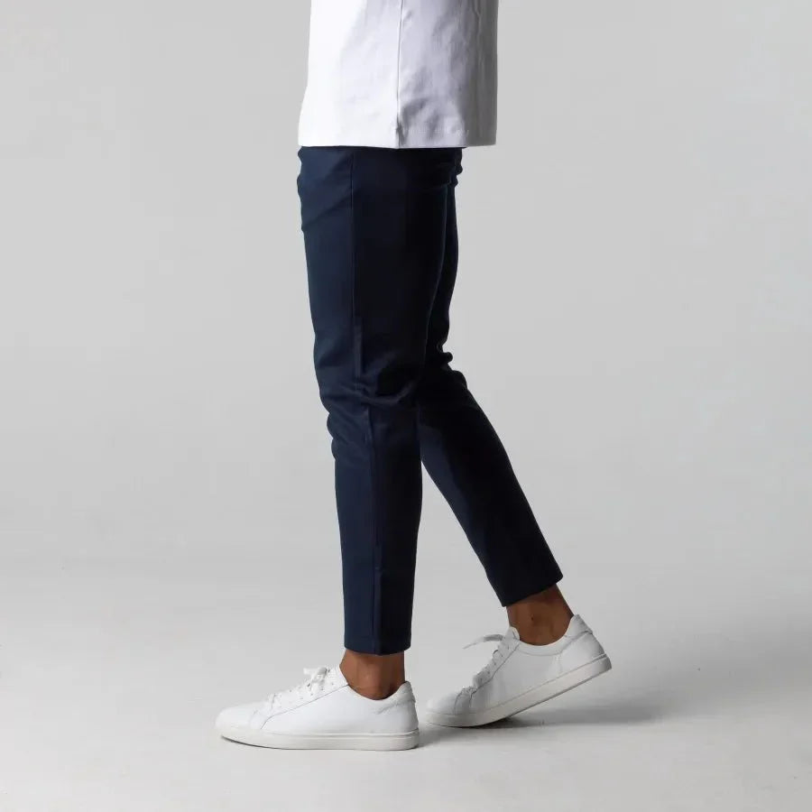 Men's Slim-Fit Chino Pants – Modern Stretch Style for Work or Casual