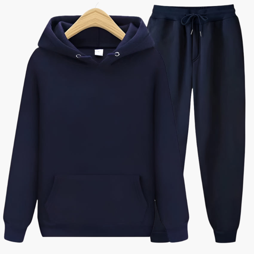Men's Hoodie and Jogger Sweatpants Set, Casual Relaxed Fit, Everyday Comfort Loungewear