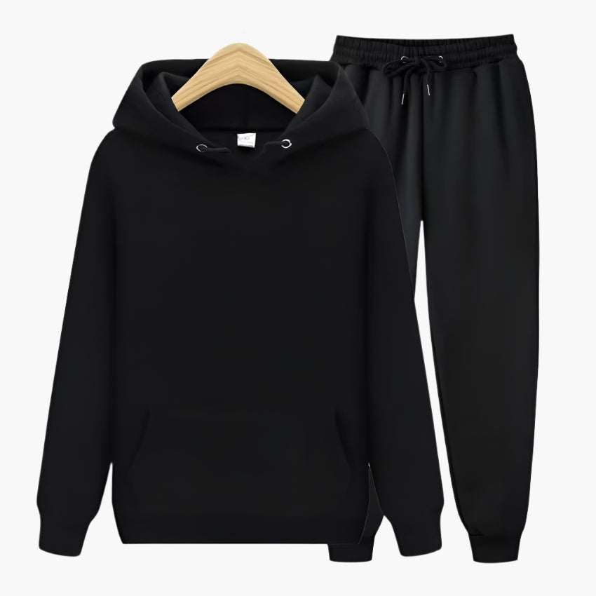Men's Hoodie and Jogger Sweatpants Set, Casual Relaxed Fit, Everyday Comfort Loungewear