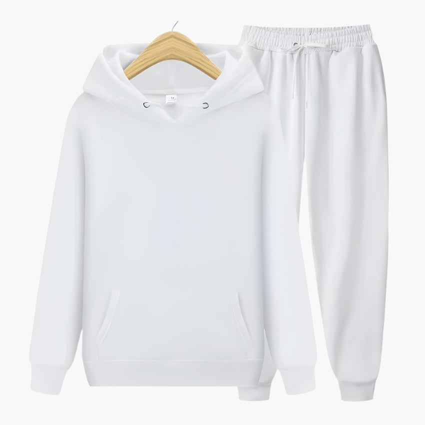 Men's Hoodie and Jogger Sweatpants Set, Casual Relaxed Fit, Everyday Comfort Loungewear