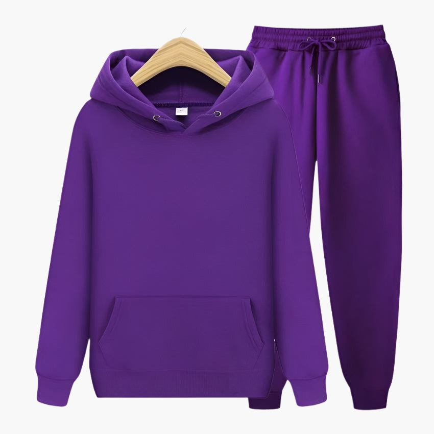 Men's Hoodie and Jogger Sweatpants Set, Casual Relaxed Fit, Everyday Comfort Loungewear