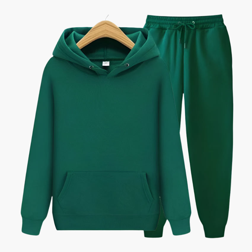Men's Hoodie and Jogger Sweatpants Set, Casual Relaxed Fit, Everyday Comfort Loungewear