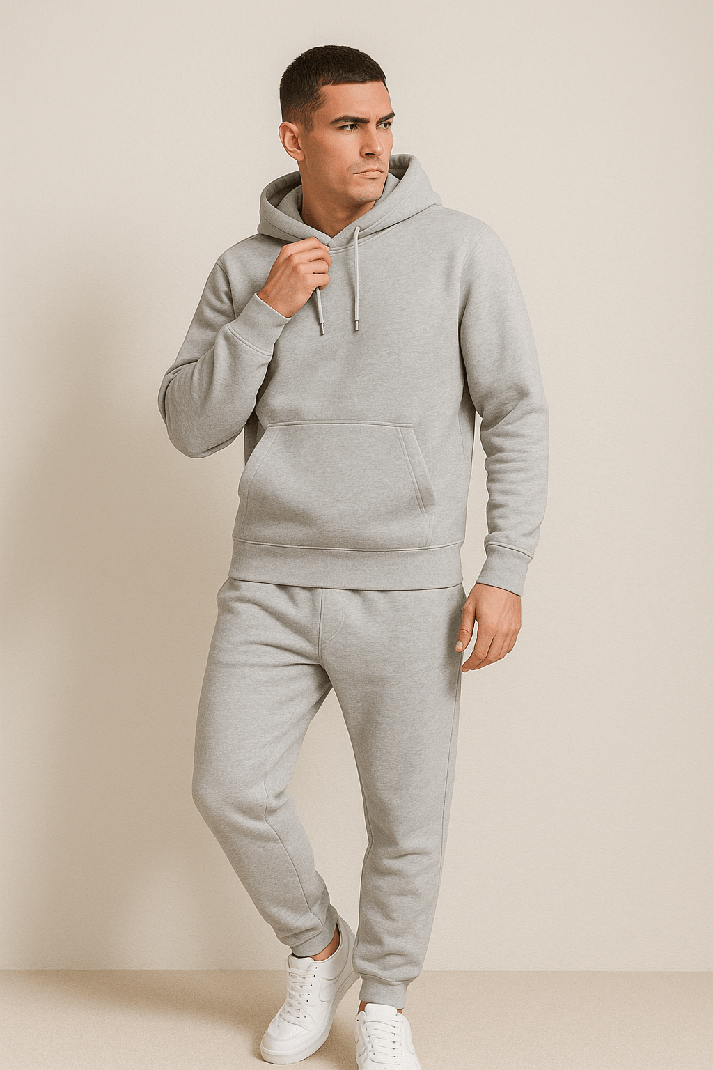 Men's Hoodie and Jogger Sweatpants Set, Casual Relaxed Fit, Everyday Comfort Loungewear