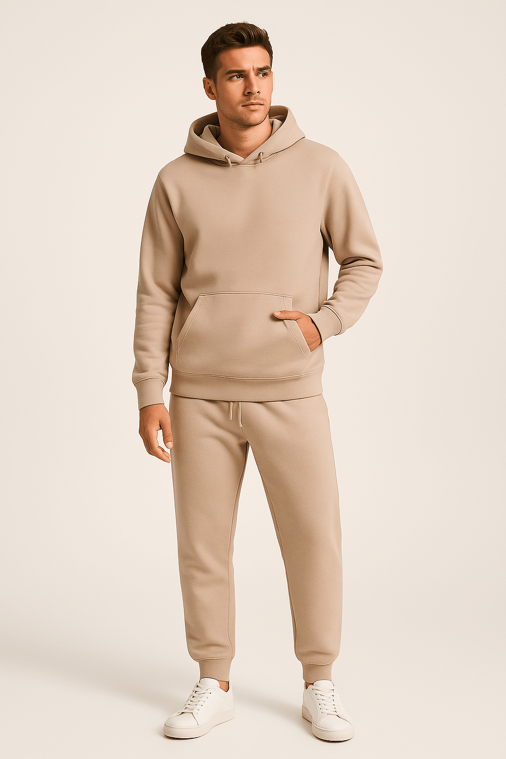 Men's Hoodie and Jogger Sweatpants Set, Casual Relaxed Fit, Everyday Comfort Loungewear