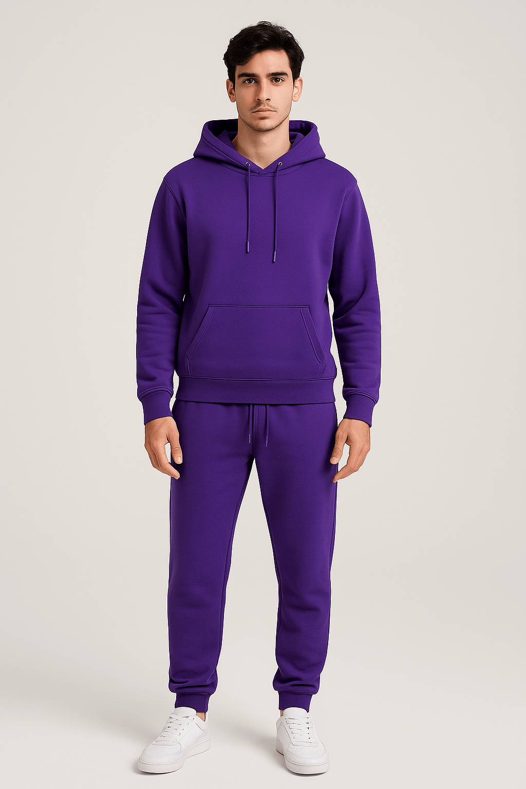 Men's Hoodie and Jogger Sweatpants Set, Casual Relaxed Fit, Everyday Comfort Loungewear