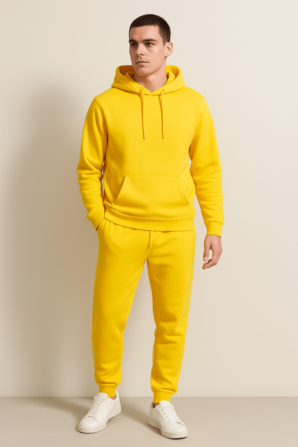 Men's Hoodie and Jogger Sweatpants Set, Casual Relaxed Fit, Everyday Comfort Loungewear
