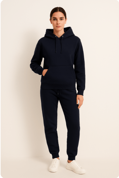 Men's Hoodie and Jogger Sweatpants Set, Casual Relaxed Fit, Everyday Comfort Loungewear