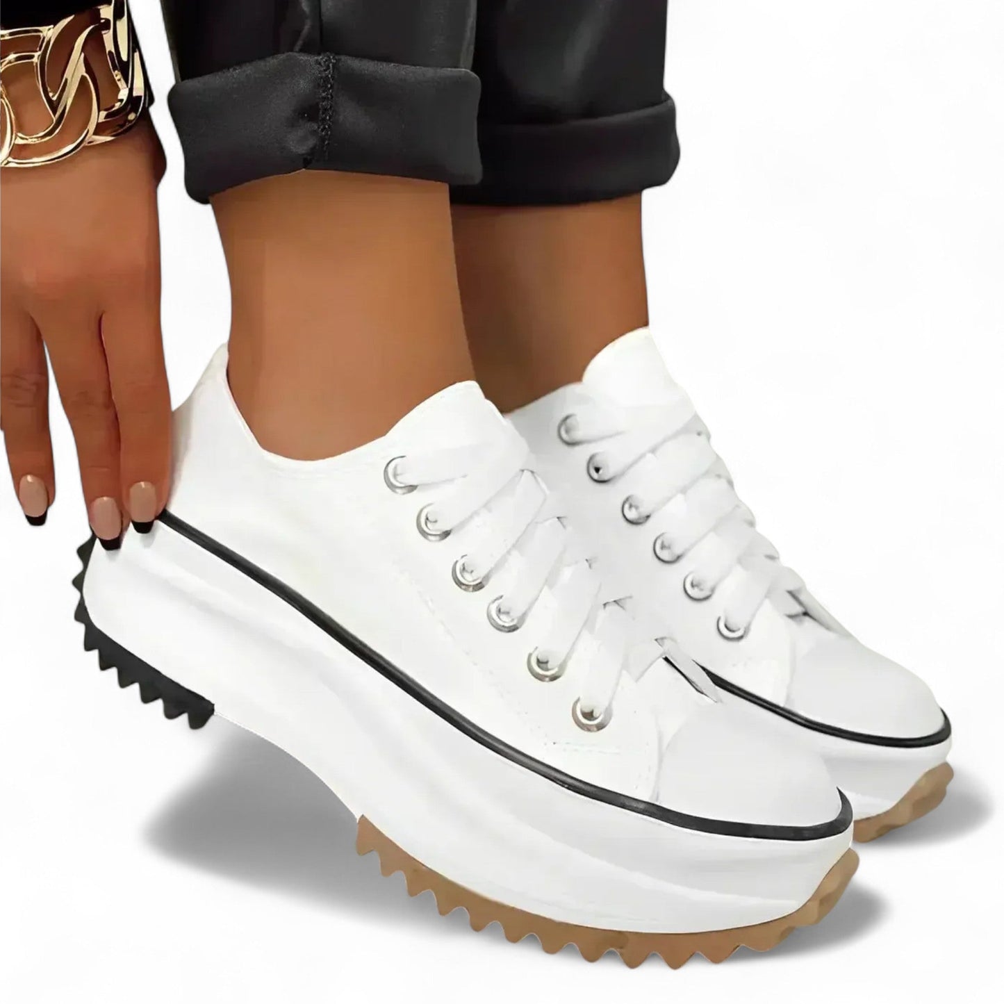 Women's Orthopedic Platform Sneakers – Fashionable Comfort Shoes for Everyday Wear