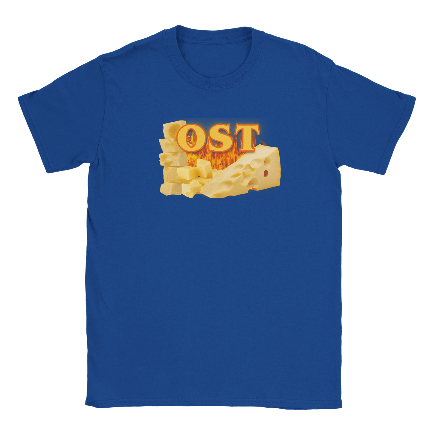 Rachael – Unisex Cheese Print T-Shirt