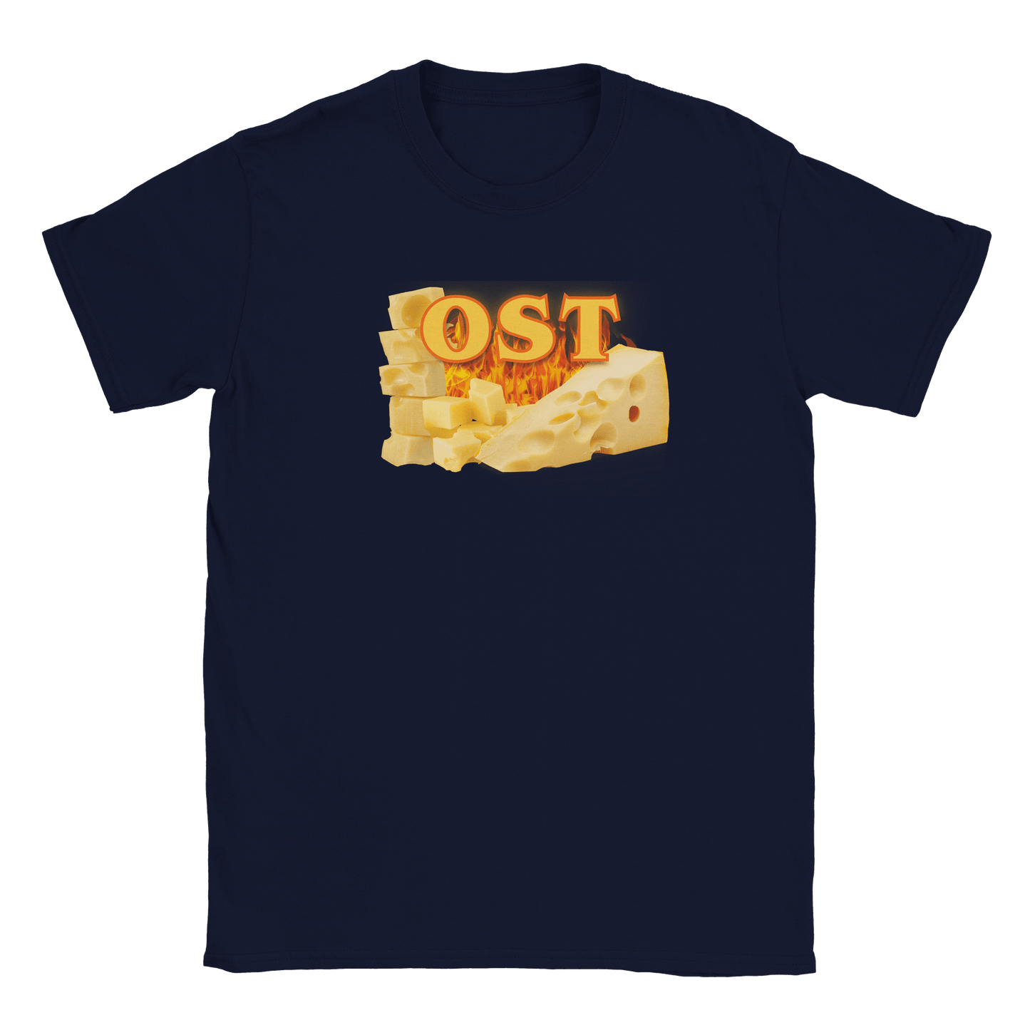 Rachael – Unisex Cheese Print T-Shirt