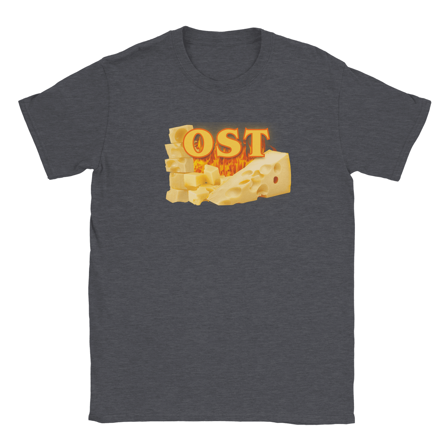 Rachael – Unisex Cheese Print T-Shirt