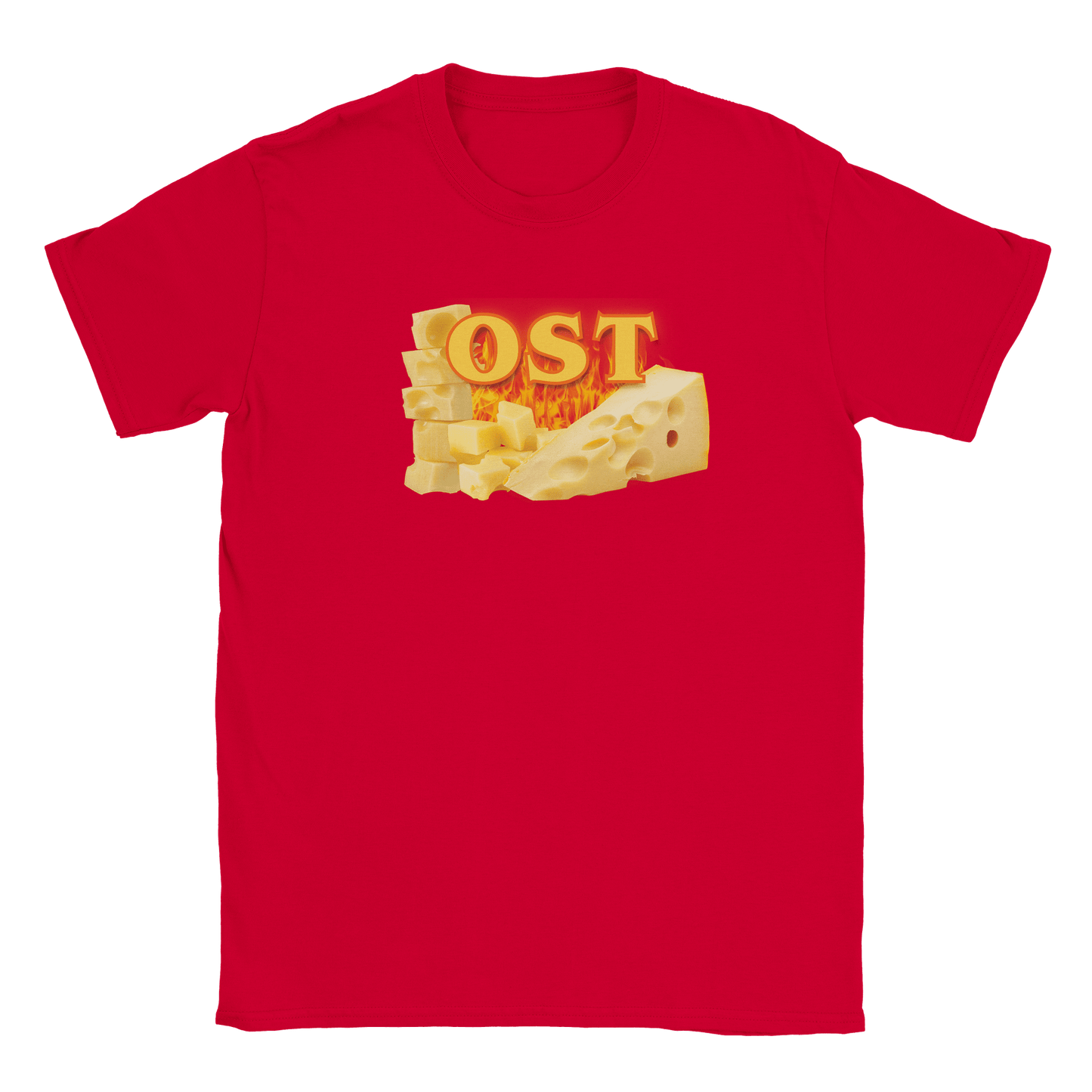 Rachael – Unisex Cheese Print T-Shirt